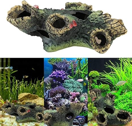 Amazon Com Aquarium Diy Tree Ornament Resin Artificial Driftwood