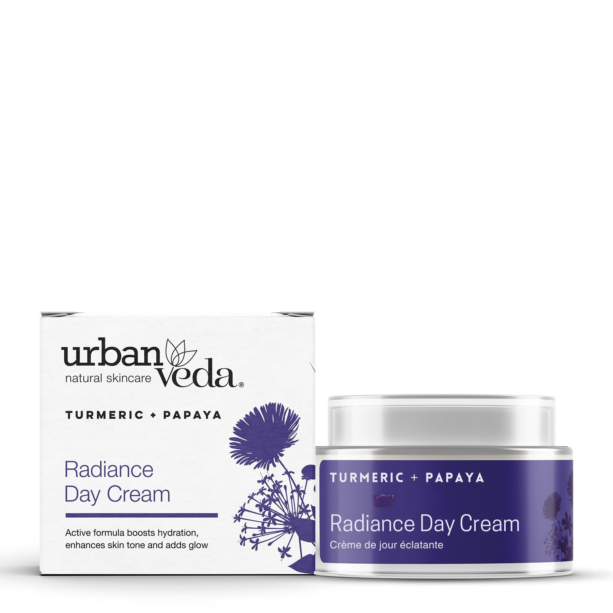 Urban Veda Brightening Day Cream | For Dry, Dull and Dehydrated Skin | Peptide and Turmerone | Pigmentation and Brightening | Acne Scar Creme | Collagen Face Cream | Face moisturiser| 50 ml — image 1