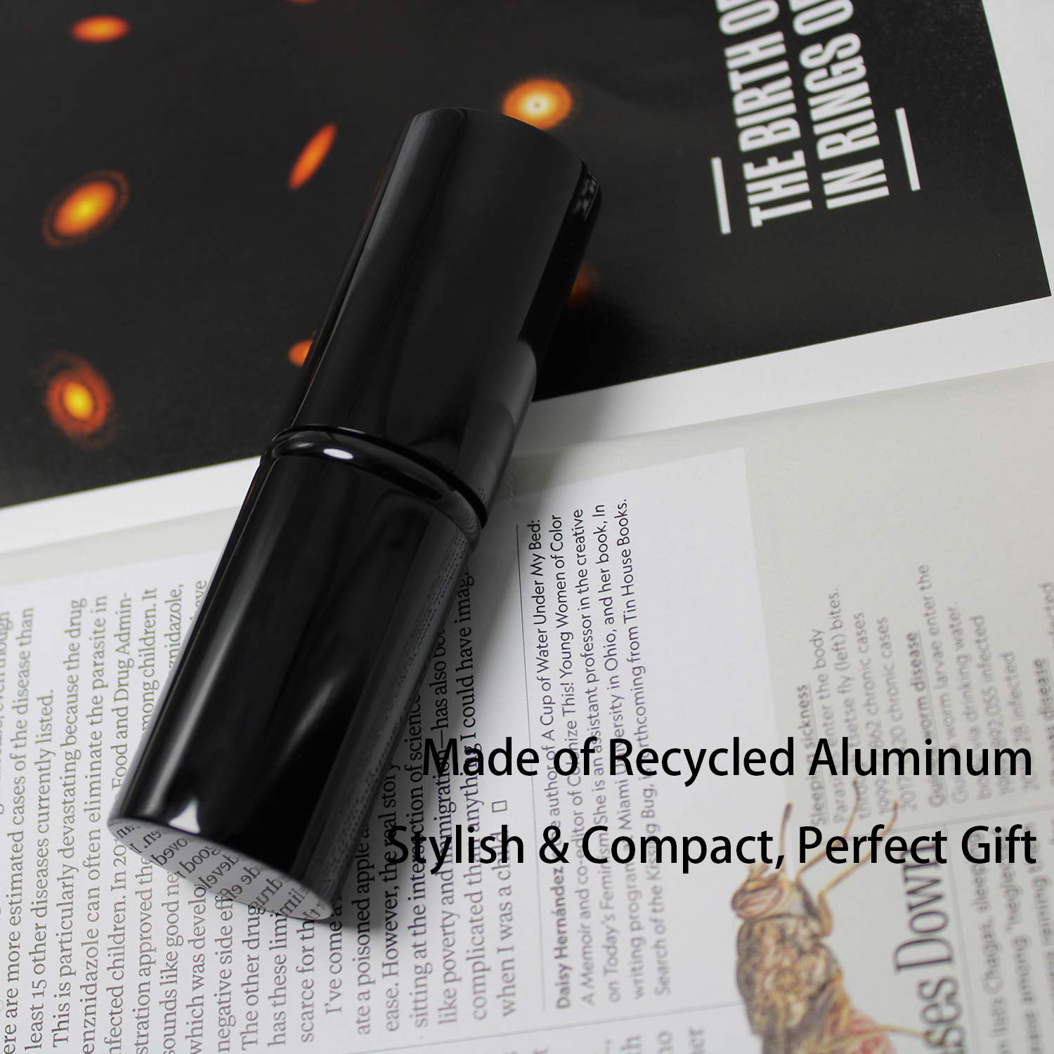 Falliny Retractable Kabuki Makeup Brush, Travel Powder Brush for Blush Bronzer, Buffing, Flawless Powder Cosmetics, Portable Face Blush Brush with Cover: Beauty