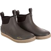 Drake Waterfowl Men's Camp Deck Boots | 6" Ankle, Waterproof Construction, Quick-Dry Fleece Liner, Non-Marking Outsole
