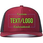 Vupouma® Custom Trucker Hat Add Your Own Text or Logo | Personalized Trucker Cap | Embroidered Baseball Hat for Men Women