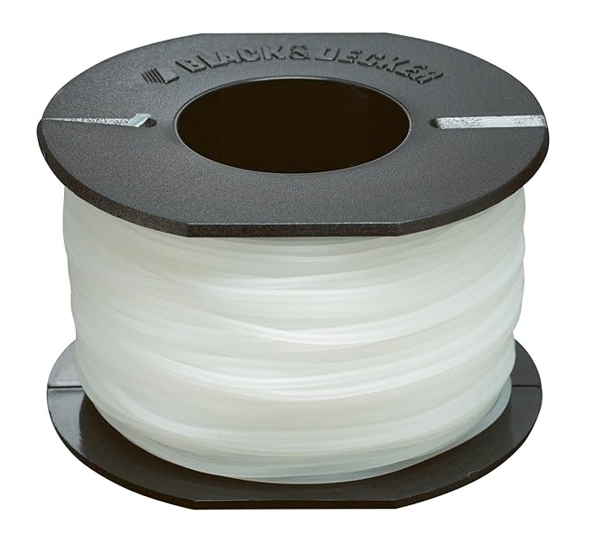 Black+Decker Ersatzfaden Reflex (für Gartentrimmer, 50 m Länge, 1,5 mm Durchmesser) A6171