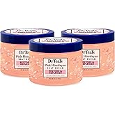 Dr Teal's Pink Himalayan Salt Body Scrub, Restore & Replenish with Pure Epsom Salt & Essential Oils, 16 oz (Pack of 3)
