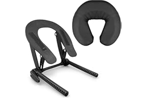 Adjustable Massage Table Face Cradle, U-Shaped Standard Universal Massage Headrest Cradle with Face Cushion Pillow for Massag