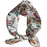 Pemilosci Cotton-Blend Bandana, Head Scarf, Headband, Head wrap, Hair Neck Scarf for Women 22 x 22 inch