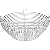 Kamado Joe Stainless Steel Charcoal Basket Grill Accessory to Create Multiple Cook Zones for All Classic Joe 18-inch Charcoal