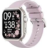 Smart Watches for Women for iPhone&Android: 30 Day+Battery Life, Smart Watch (Answer/Make Calls)with SpO2 Sleep Heart Rate Monitor, IP68 Waterproof,Fitness Tracker with 120+Sport,Reloj Inteligente