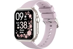 RUXINGX Smart Watches for Women for iPhone&Android: 30 Day+Battery Life, Smart Watch (Answer/Make Calls)with SpO2 Sleep Heart Rate Monitor, IP68 Waterproof,Fitness Tracker with 120+Sport,Reloj Inteligente