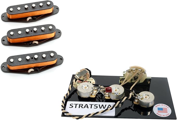 Amazon Com Seymour Duncan Ssl 1 Vintage Staggered For Strat