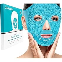 LotFancy Pacote de gelo facial, máscara facial de gelo