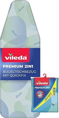 Premium 2in1 Bügelbrettbezug für Dampfbügelstation, Silber-grau
