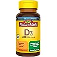 Nature Made Vitamin D3 1000 IU (25 mcg), Dietary Supplement for Bone, Teeth, Muscle and Immune Health Support, 100 Tablets, 100 Day Supply(Pack of 3)