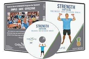 Grow Young Fitness Chapter One Exercise DVDs for Seniors - Low Impact Workouts from Home - Simple, Safe, Effective Workout DVD for Elderly