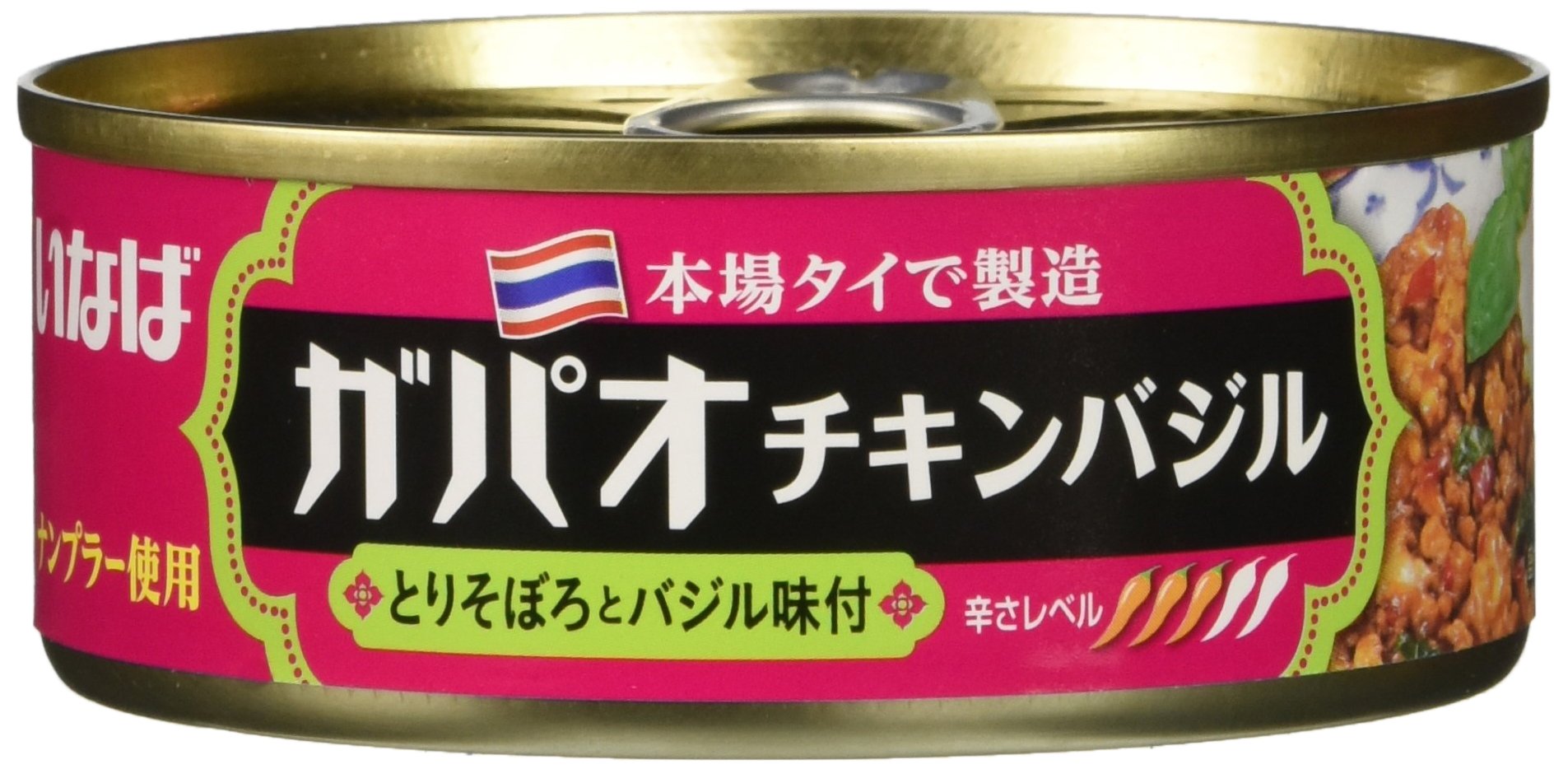 いなば食品 いなば ガパオチキンバジル 115g×24個 の商品画像