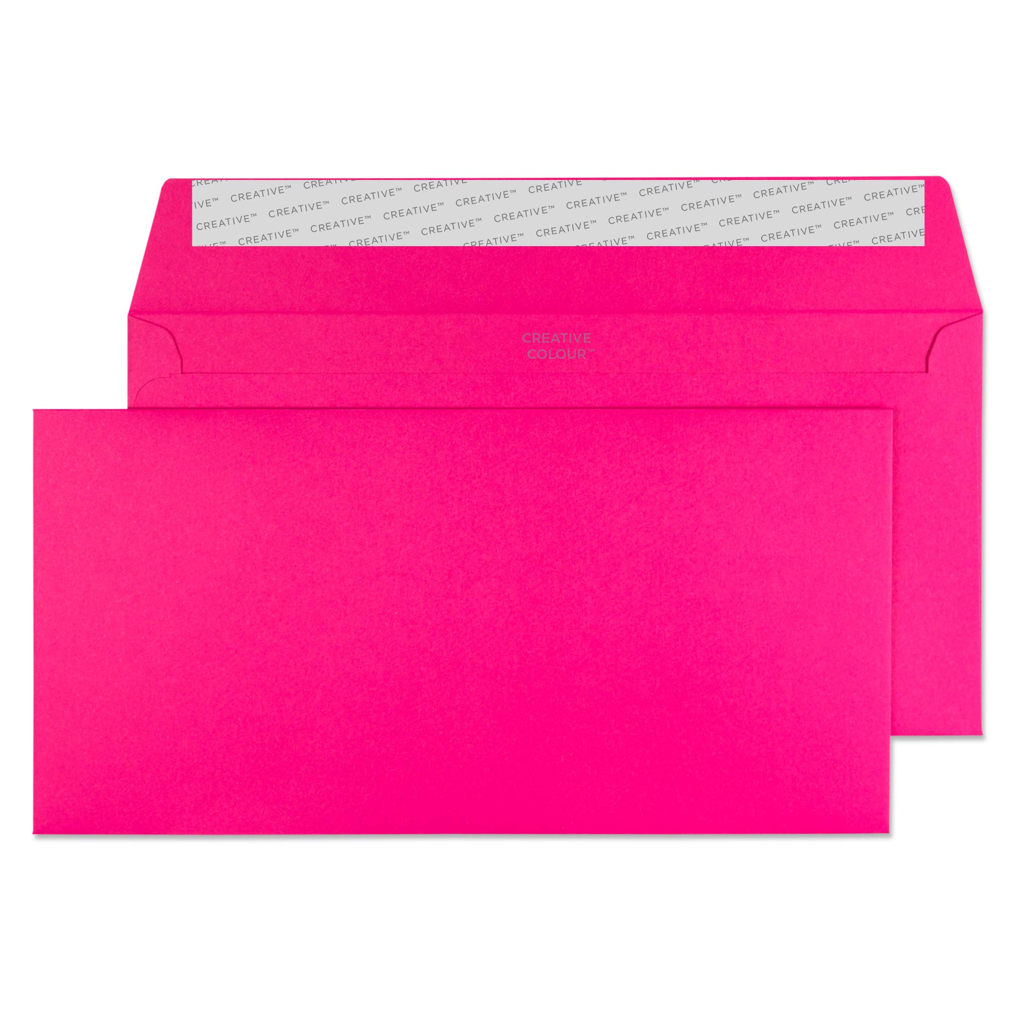 Blake Envelopes Creative Colour 25242 Farbige Briefumschläge Haftklebung Schockierendes Pink DL+ 114 x 229 mm 120g/m² | 25 StĂźck â image 1