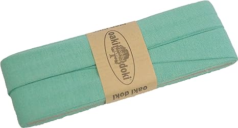 3m Jersey-Schrägband 40/20mm Nr.122 Pasteltürkis