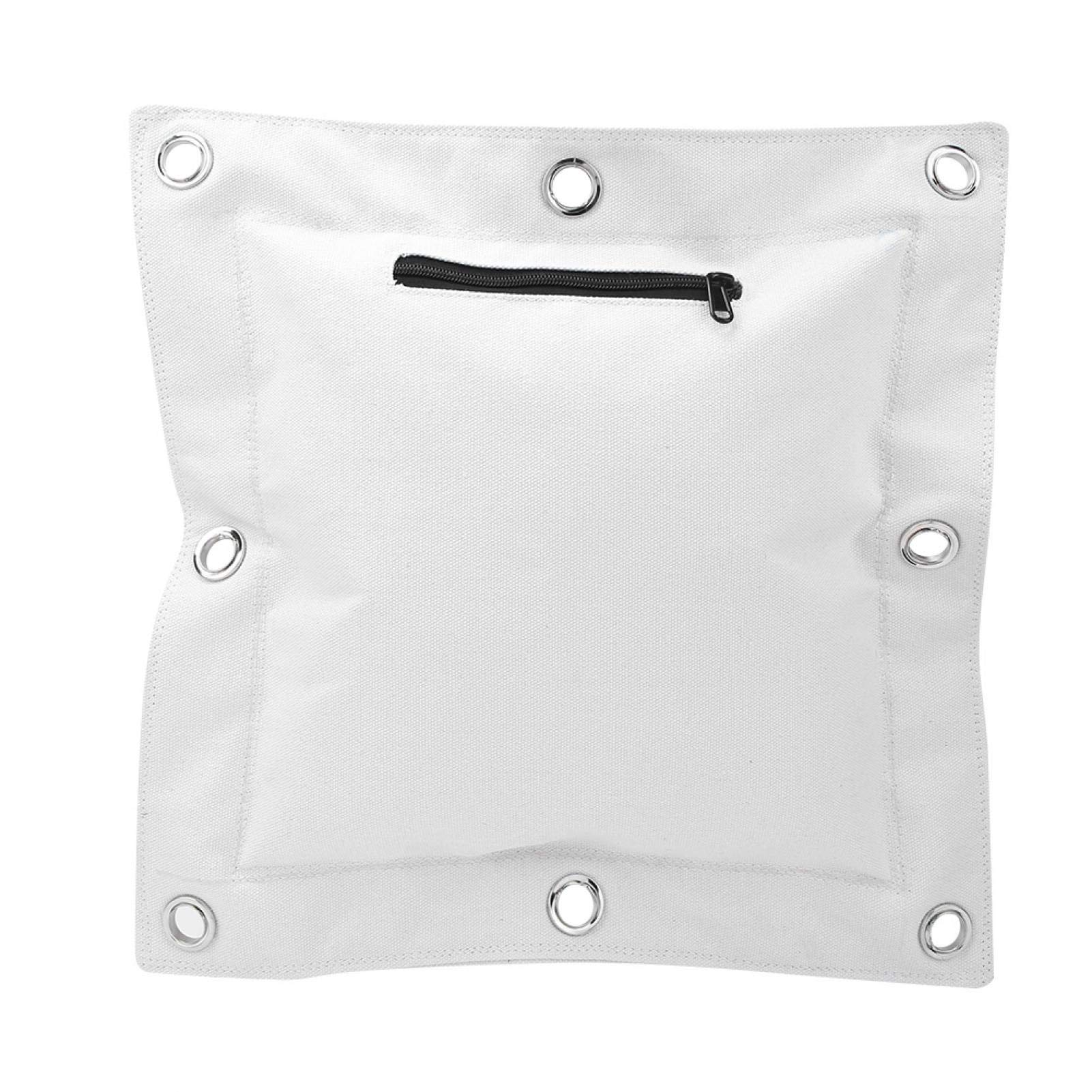 Kuuleyn Boxing Sand Bag, Muay Thai Sand Bag, Sand Bag, Wing Chun Wall Canvas Punch Empty Sand Bag Target with Zipper for Boxing Muay Thai Sanda for Ordinary Kung Fu Students(L)