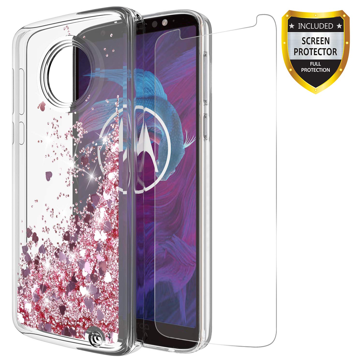 Best Lg G6 Floating Glitter Phone Case