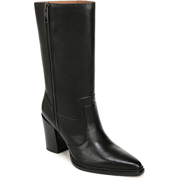 Amazon.com | Franco Sarto Womens Valor Square Toe Mid Calf  Women’s Valor Mid Shaft Cowboy Boot main image 0