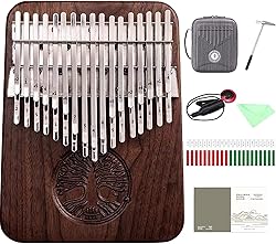Hluru Kalimba 38 Keys, Professional Kalimba Thumb