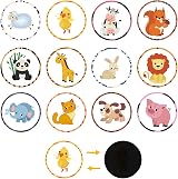 NQEUEPN 24 Sheets Potty Training Stickers 12 Patterns Thermochromic