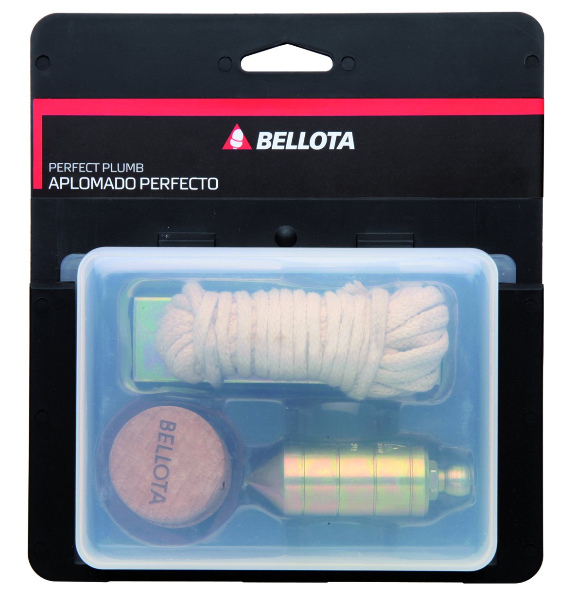 Bellota 50250-500 Plumb-bob 500 g that comes with a screw and steel track
