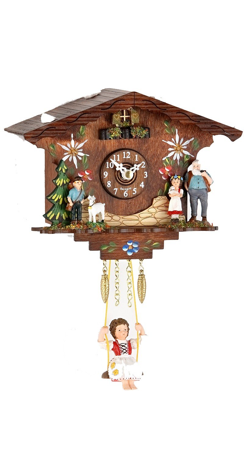 Trenkle Kuckulino Black Forest Clock with quartz movement and cuckoo chime TU 2048 SQ