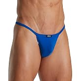 Gregg Homme Men's Wonder Microfiber Low Rise G-String, 96114, Royal, M