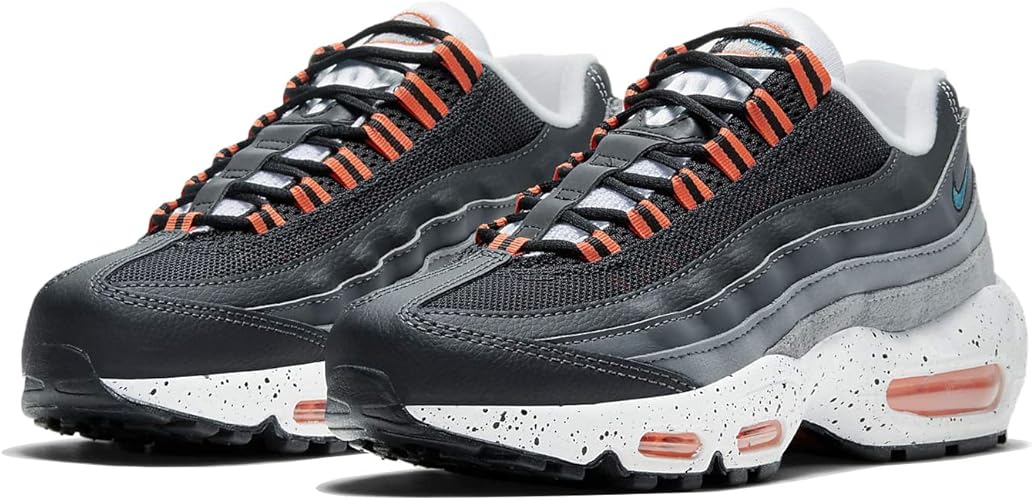 Amazon ナイキ エア マックス 95 リクラフト J Air Max 95 Recraft ブラック ターフオレンジ ホワイト アクアマリン Cj3906 008 日本国内正規品 Nike ナイキ スニーカー