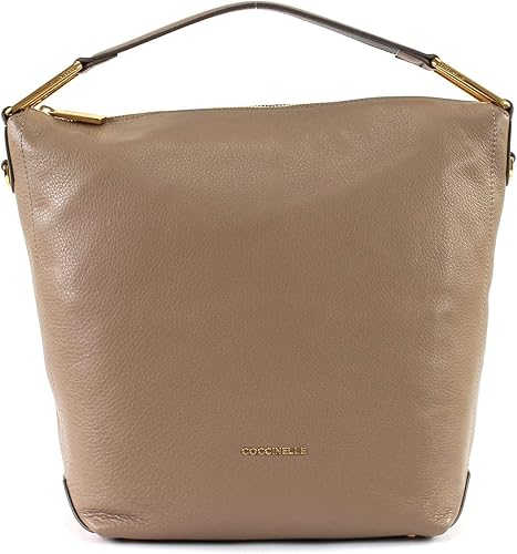 Coccinelle Liya Small Hobo Bag Taupe Noir Amazon De Schuhe Handtaschen