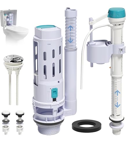 3-Inch Toilet Water Tank Connection Kit – Fits Standard Flush Valve Openings, Includes Gaskets, Bolts & Hardware For Leak-Proof Seal