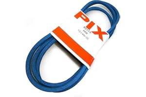 PIX V-Belt A42K, Aramid-Corded Blue Kevlar® V-Belt, 1/2" x 44" OC – Lawn Mower Belt, Kevlar Replacement V-Belts for Lawn & Garden Machinery, Riding Lawn Mower Parts, Accessories, & Tractor Parts