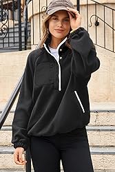 Dokotoo Oversized Sweatshirt for Women Fuzzy Sherpa