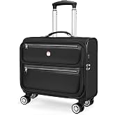 star cloud Rolling Laptop Bag, 17.3 Inch Rigid Frame Rolling Briefcase with Wheels, USB &amp; Type-C Charging Ports, Built-in TSA Lock, Detachable Spinner Wheels, Rolling Computer Bag for Business Trave