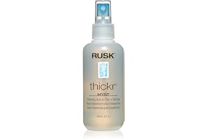 RUSK Designer Collection Thicker Thickening Myst for Fine or Thin Hair, 6 Oz, Get Incredible Body, Volume, and Added Texture, While Protecting Against the Sun, 6 Fl Oz (Pack of 1)