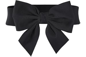 MUXXN Women's Vintage Bowknot Wide Elastic Stretchy Cinch Belt