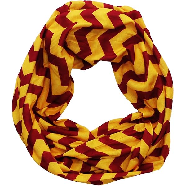 Amazon.com: Dark Green & Yellow Chevron Infinity Scarf