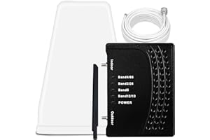 CALLONE+ Cell Phone Booster for Home & Office,Up to 2,000 sq ft,Cell Phone Signal Booster with Band 66/25/2/4/5/12/13/17,Boost 5G 4G Data for All U.S. Carriers FCC Approved Cell Booster