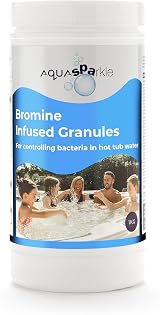 AQUASPARKLE Bromine Infused Granules 1kg Spa Hot Tub Water Sanitiser Algae view 1