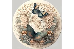 GemZono Diamond Painting Kits for Adults,Diamond Painting,5D Mandala Butterfly Diamond Art Paint with Round Diamonds Full Drill Gem Art Painting Kit for Home Wall Decor Gifts(12x12inch)