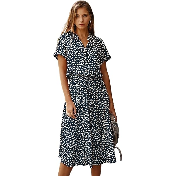 Chaps Women's Polka Dot Belted Sateen Wrap Dress,Navy-White, Size 4 at  Amazon Women's Clothing store
