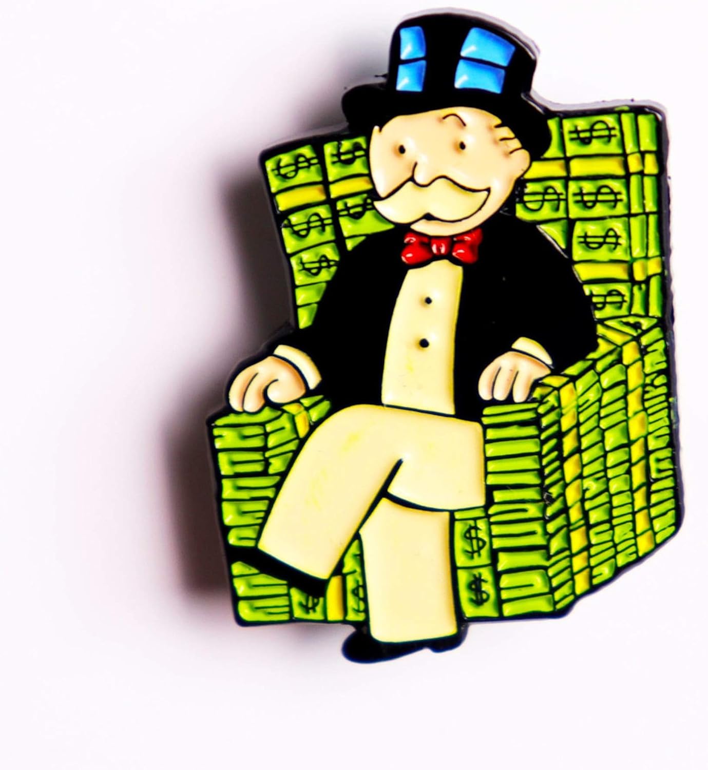 Amazon Com Rich Uncle Pennybags Monopoly Man Enamel Pendant Lapel Hat Pin Arts Crafts Sewing