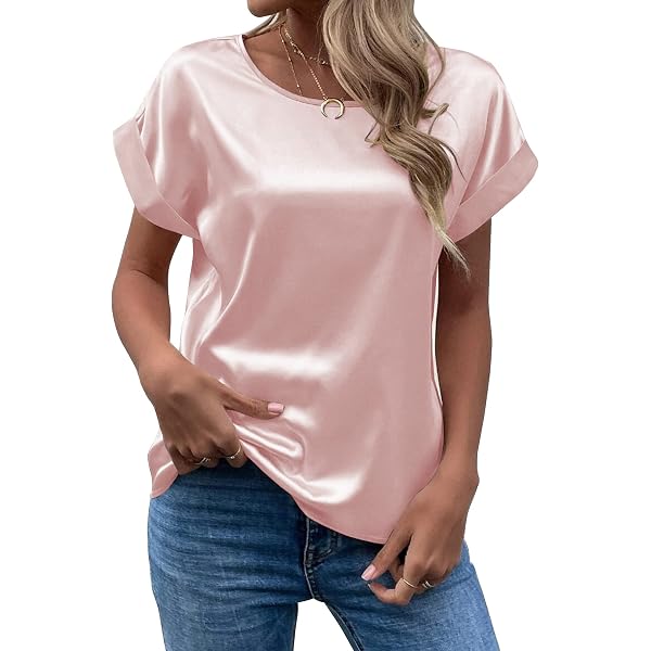 silk satin t shirt