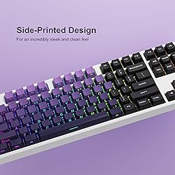 XVX Side Print Keycaps - Shine Through Keycaps, PBT