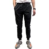 Southpole Men's Basic Active Cargo Jogger Pants, Fleece & Tech Woven Nylon