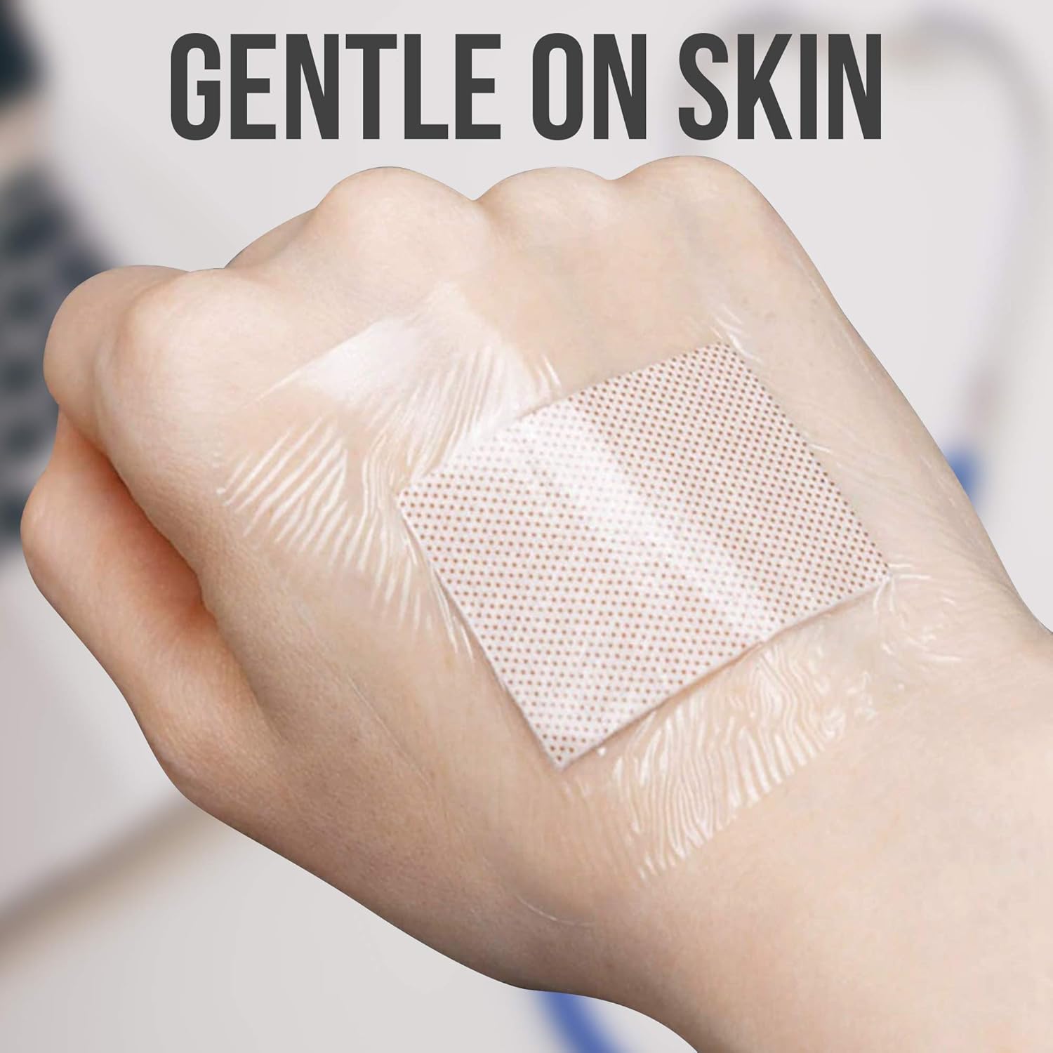 JJ CARE [Premium] Transparent Film Dressing for Wounds, Transparent Dressing (2”x 12 Yard) Tattoo Bandage Roll & Aftercare Tape, Waterproof Transparent Film Dressing Roll for Bandages: Industrial & Scientific