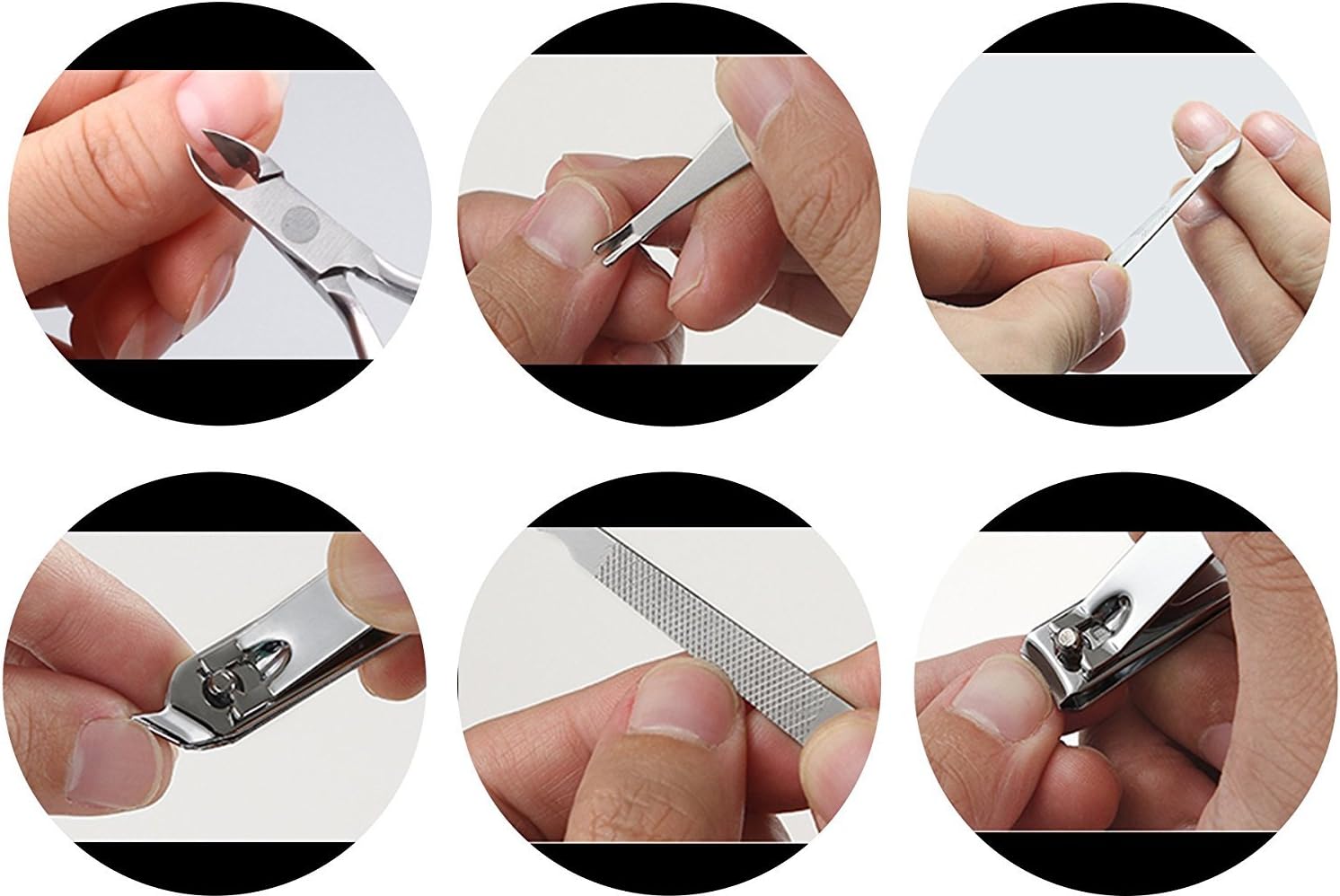 Amazon ネイルケアセット グルーミングキット 15点 セットです 爪切りネイル ブラシ ケア グルーミング キット ハサミ 爪 やすり ニッパー 耳かき Simni ビューティー 通販