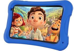 DigiLand Tablette Android 13 de 7", 4G + 32 Go jusqu'à 128 Go, pour enfants de 3 à 8 ans, tablette pour tout-petits avec doub