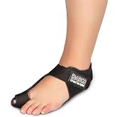 DARCO GTS Black Great Toe Alignment/Bunion Adjustable Splint for Hallux Valgus and Other Joint Conditions (LG/Right W8-11/M10-13)