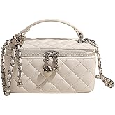 Box Square Handbag Purse for Women Chain Designer Crossbody Shoulder Bag Mini Top-Handle Pouch